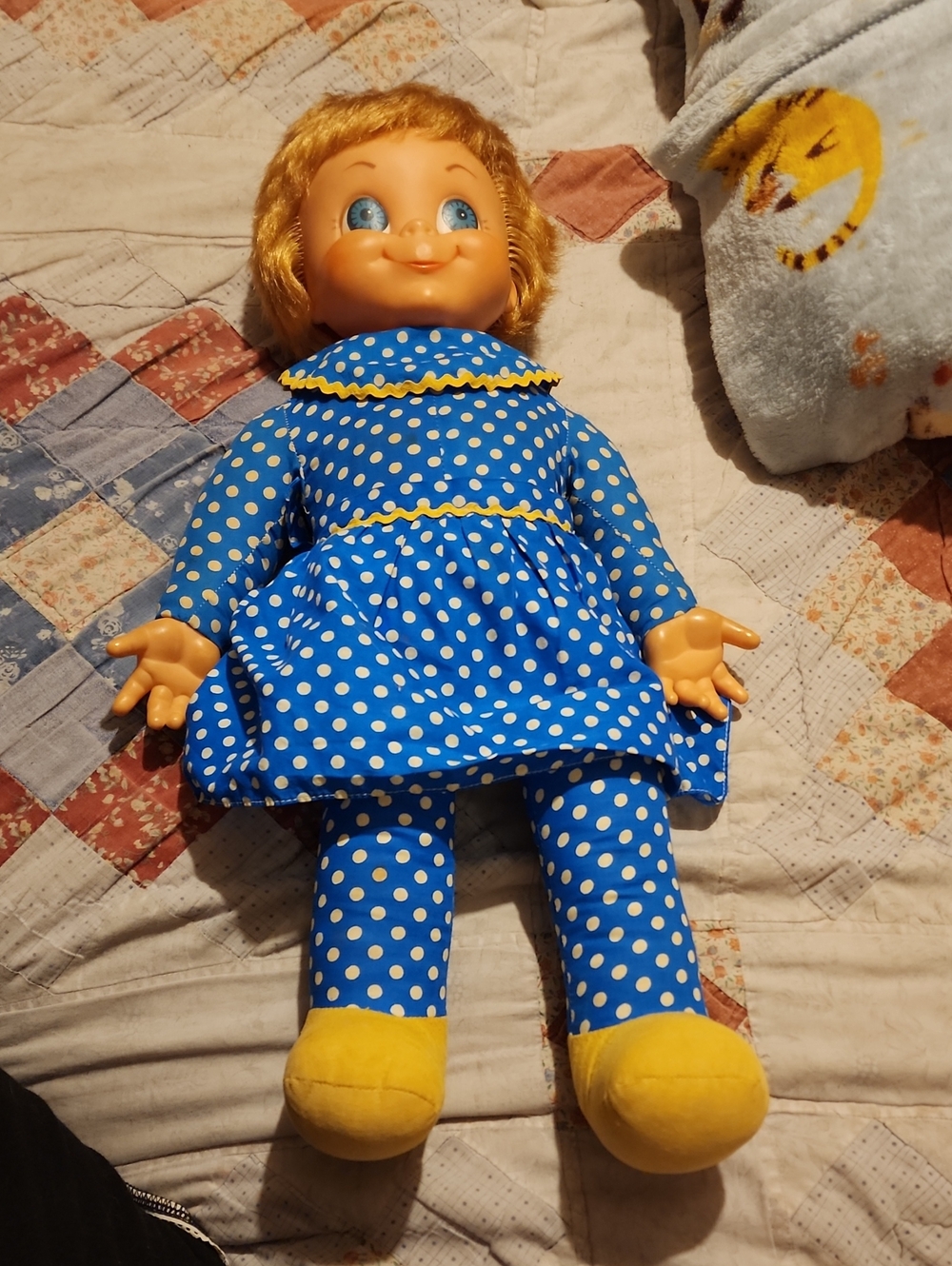 Vintage 1967 Mrs. Beasley Family Affair Doll No Glasses Doesn't Talk